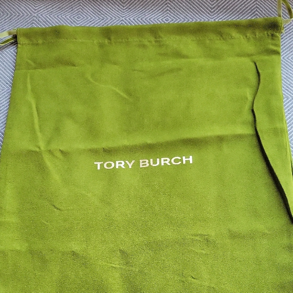 Tory Burch Chartreuse Drawstring Bag - image 2